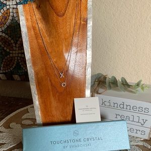 NEW Swarovski Touchstone Crystal ‘XO’ Necklace ❌⭕️